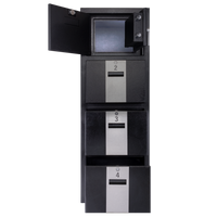 Archivero de 3 Gavetas más Caja Fuerte