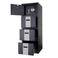 Archivero de 3 Gavetas más Caja Fuerte